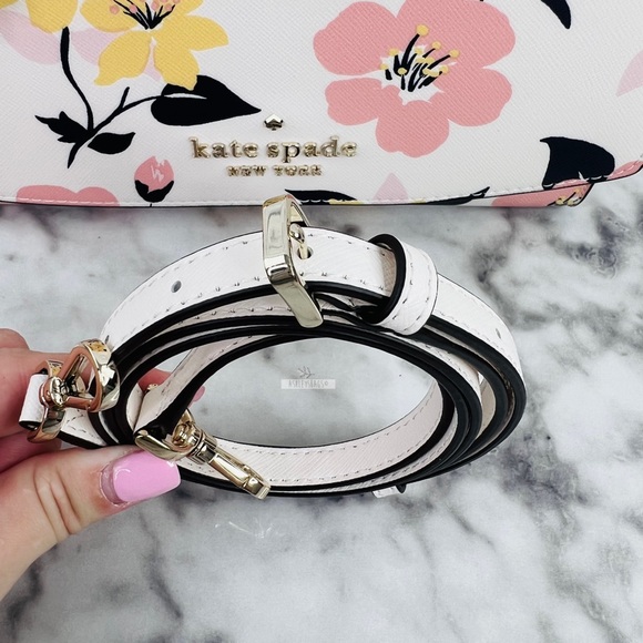 Kate Spade Carson Lily Blooms Convertible Crossbody & Shoulder Bag - Picture 9 of 11